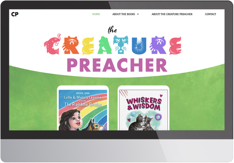 The Creature Preacher Website Design